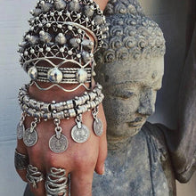Load image into Gallery viewer, Gypsy-Coin Vintage Bangle