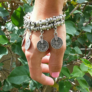 Gypsy-Coin Vintage Bangle