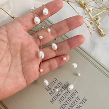 Load image into Gallery viewer, The Baroque Pearl necklace; real fresh water pearls