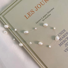 Load image into Gallery viewer, The Baroque Pearl necklace; real fresh water pearls