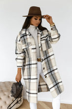 Load image into Gallery viewer, The Tacy Plaid Coat