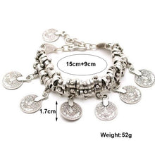 Load image into Gallery viewer, Gypsy-Coin Vintage Bangle
