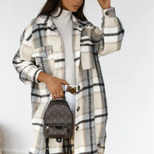 Load image into Gallery viewer, The Tacy Plaid Coat
