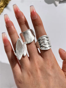 The Chunky Steele Daria Ring Collection