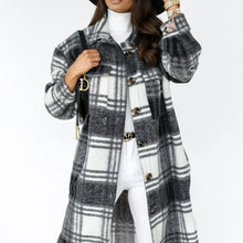 Load image into Gallery viewer, The Tacy Plaid Coat
