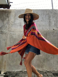 Texas Knit Poncho