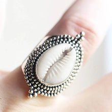 Load image into Gallery viewer, The Seaside Ring. Real Puka Shell