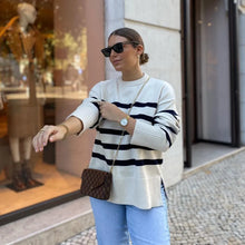 Load image into Gallery viewer, Missy Oversized Striped Pullover