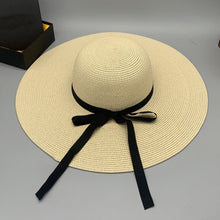 Load image into Gallery viewer, Sadie&#39;s Braided Wide Brim Beach Hat