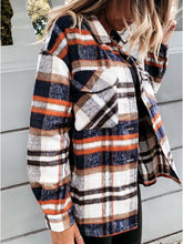 Load image into Gallery viewer, Soft Euro Plaid Blazer/Over-shirt- A FAVE!