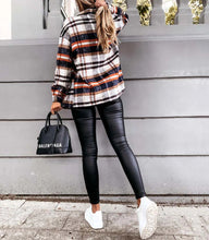Load image into Gallery viewer, Soft Euro Plaid Blazer/Over-shirt- A FAVE!