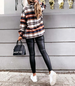 Soft Euro Plaid Blazer/Over-shirt- A FAVE!