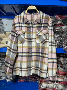 Soft Euro Plaid Blazer/Over-shirt- A FAVE!