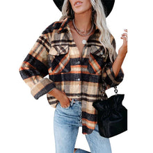 Load image into Gallery viewer, Soft Euro Plaid Blazer/Over-shirt- A FAVE!