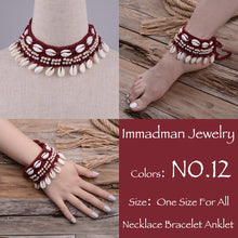 Load image into Gallery viewer, Puka Shell Crochet Bracelet or Anklet