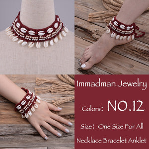 Puka Shell Crochet Bracelet or Anklet