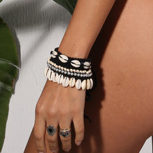 Load image into Gallery viewer, Puka Shell Crochet Bracelet or Anklet