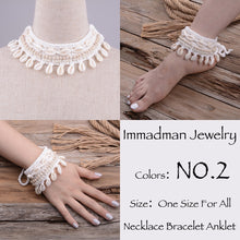 Load image into Gallery viewer, Puka Shell Crochet Bracelet or Anklet