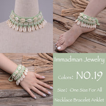 Load image into Gallery viewer, Puka Shell Crochet Bracelet or Anklet