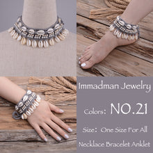 Load image into Gallery viewer, Puka Shell Crochet Bracelet or Anklet
