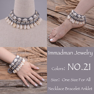 Puka Shell Crochet Bracelet or Anklet