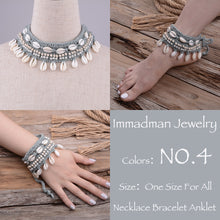 Load image into Gallery viewer, Puka Shell Crochet Bracelet or Anklet