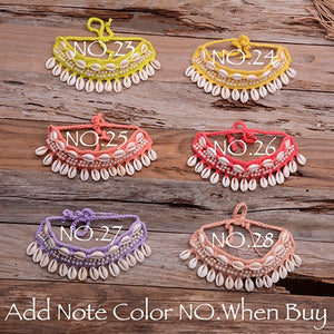 Puka Shell Crochet Bracelet or Anklet