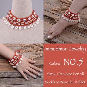 Puka Shell Crochet Bracelet or Anklet