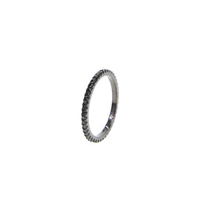Romancing Stacker Ring Band- in Sterling Silver