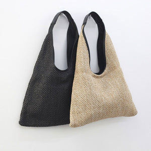 Makena Rattan Vacation Tote