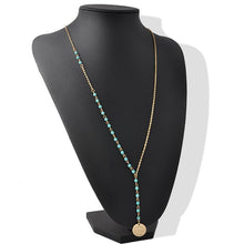 Load image into Gallery viewer, Mary-Jane Pendant w Turquoise