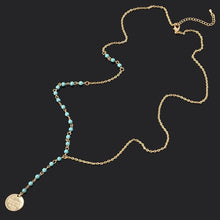Load image into Gallery viewer, Mary-Jane Pendant w Turquoise