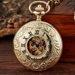 Antique Hand Wind Mechanical Pocket Watch