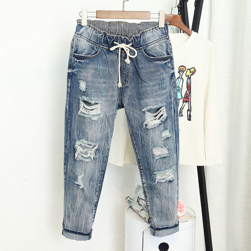 Summer's Ripped Boyfriend Jeans