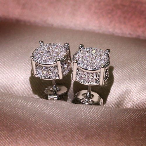 Sterling Diamonte Studs