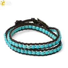 Load image into Gallery viewer, Turquoise Handmade Beaded Bracelet