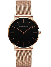 Load image into Gallery viewer, HM Luxury Quartz Movement Waterproof Stainless Watch Womens