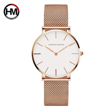 Load image into Gallery viewer, HM Luxury Quartz Movement Waterproof Stainless Watch Womens