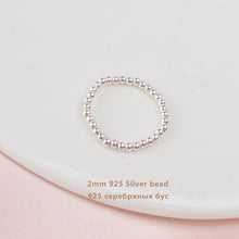 Load image into Gallery viewer, Tides REAL Freshwater Pearl Ring Stacker w 925 Sterling Silver
