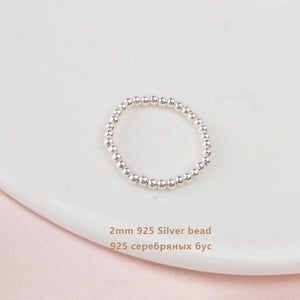 Tides REAL Freshwater Pearl Ring Stacker w 925 Sterling Silver