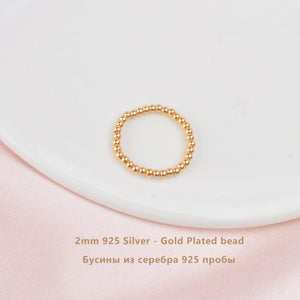 Tides REAL Freshwater Pearl Ring Stacker w 925 Sterling Silver