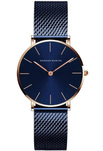 HM Luxury Quartz Movement Waterproof Stainless Watch Womens