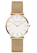Load image into Gallery viewer, HM Luxury Quartz Movement Waterproof Stainless Watch Womens