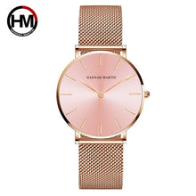 Load image into Gallery viewer, HM Luxury Quartz Movement Waterproof Stainless Watch Womens