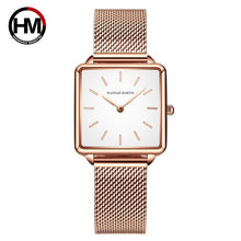 Load image into Gallery viewer, HM Luxury Quartz Movement Waterproof Stainless Watch Womens