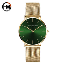 Load image into Gallery viewer, HM Luxury Quartz Movement Waterproof Stainless Watch Womens