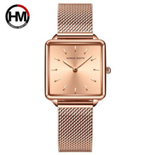 Load image into Gallery viewer, HM Luxury Quartz Movement Waterproof Stainless Watch Womens