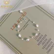 Load image into Gallery viewer, The Ash Baroque Pearl Bracelet