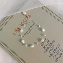 Load image into Gallery viewer, The Ash Baroque Pearl Bracelet