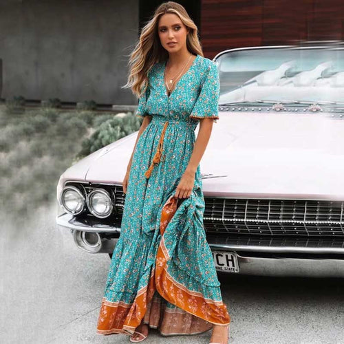 The Cleo Floral Maxi